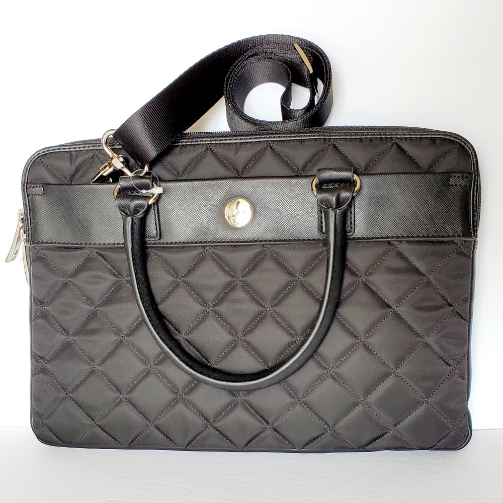 Knomo London quilted black tablet case